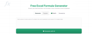 Scopri di più sull'articolo Generatore di formule per Excel tramite IA