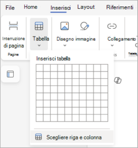 Scopri di più sull'articolo Word inserimento di tabelle